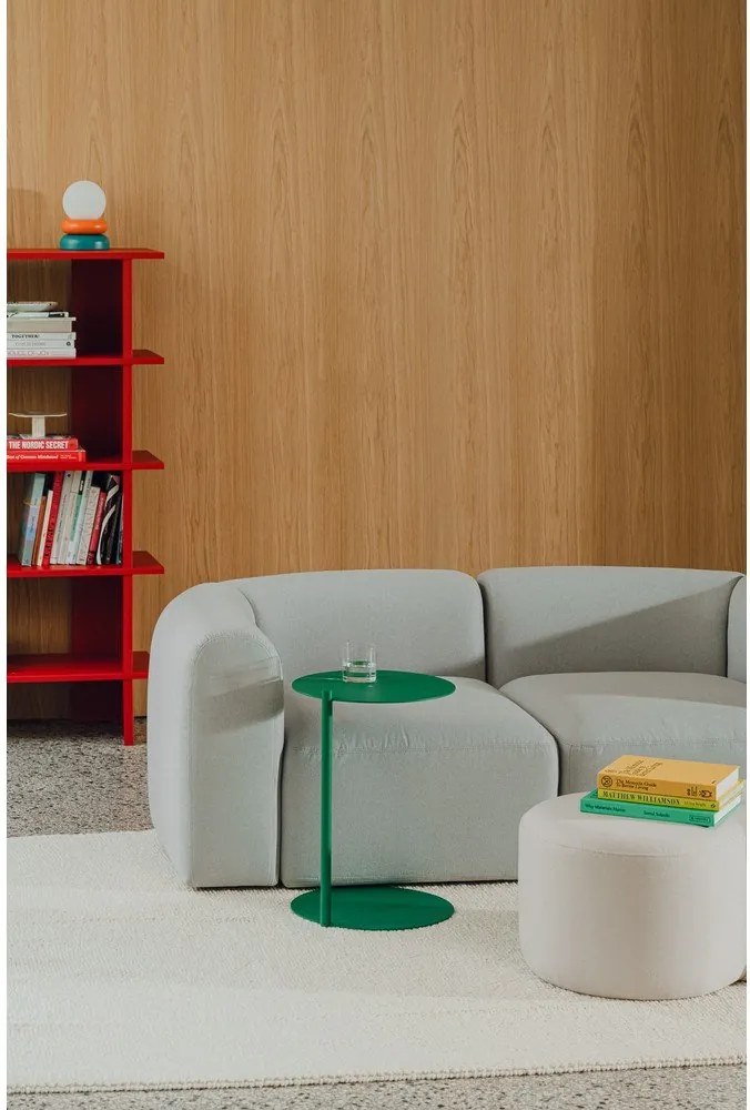 Măsuță auxiliară rotundă din oțel 41x40 cm Ande – noo.ma