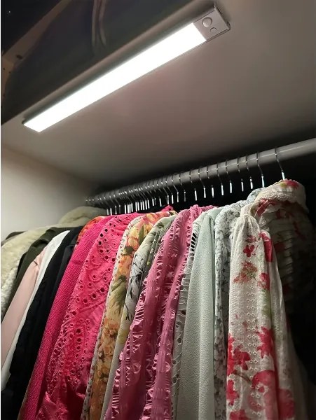 Osram - Lampă LED sub-dulap LINEAR cu senzor, 3,2 W / 3,7 V, 40 cm, gri