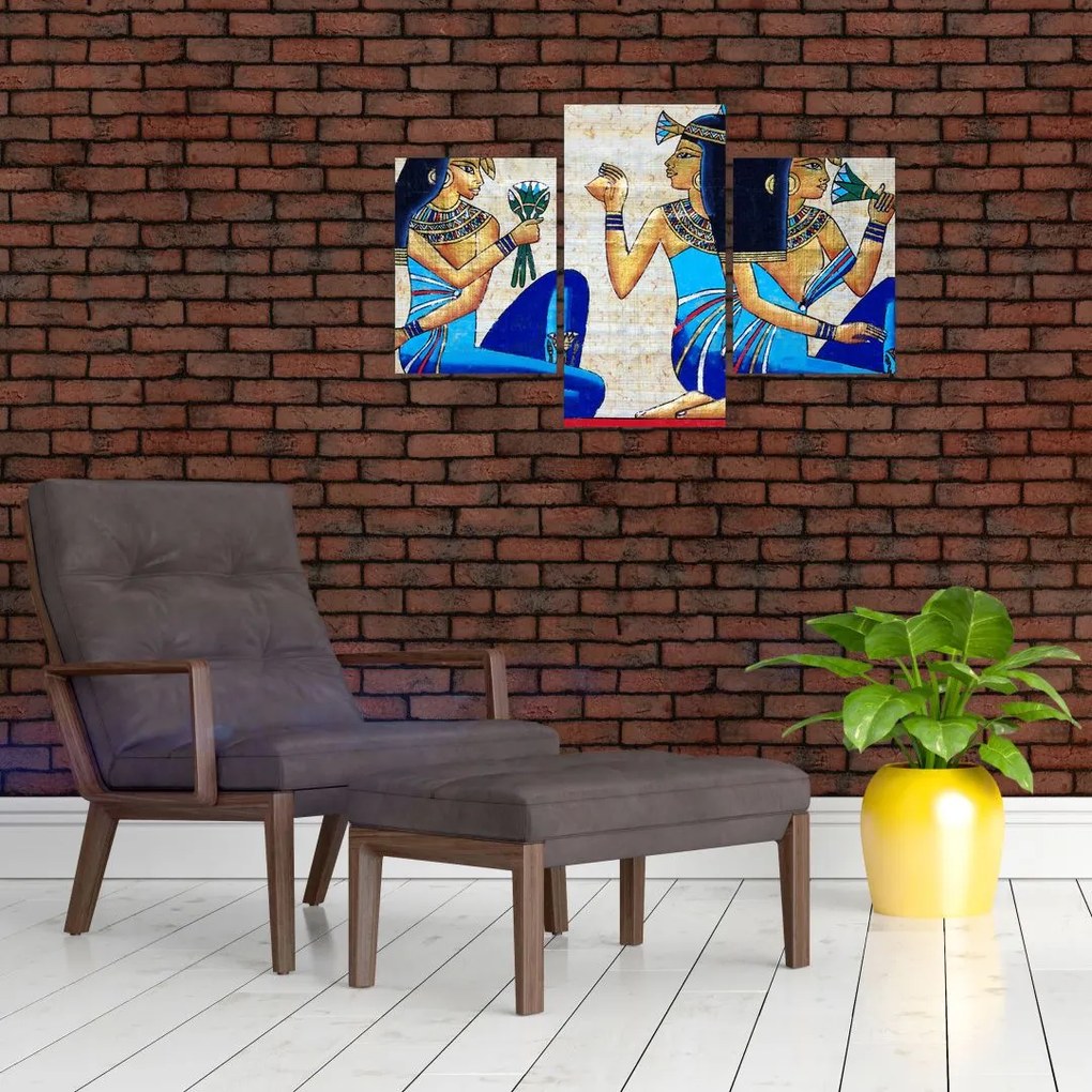 Tablou - Picturi egiptene (90x60 cm)