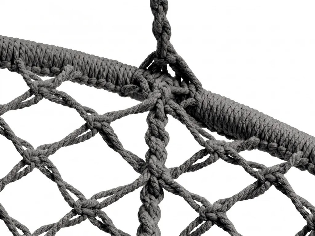 Scaun suspendat gri inchis KOLUMBIA fara suport, perna colorata cu spatar + GRATIS umplutura din fibra goala 500 g