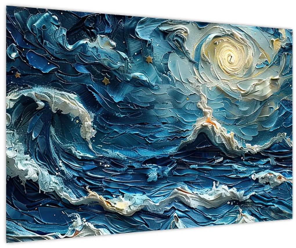 Tablou - Pictura cerului și a mării (90x60 cm)