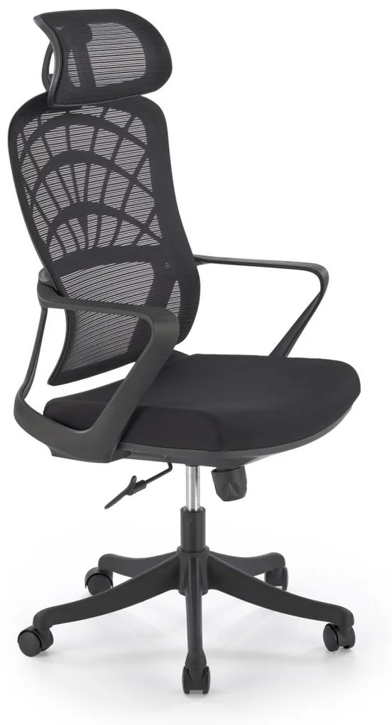 Scaun de birou Vesuvio negru H121 cm