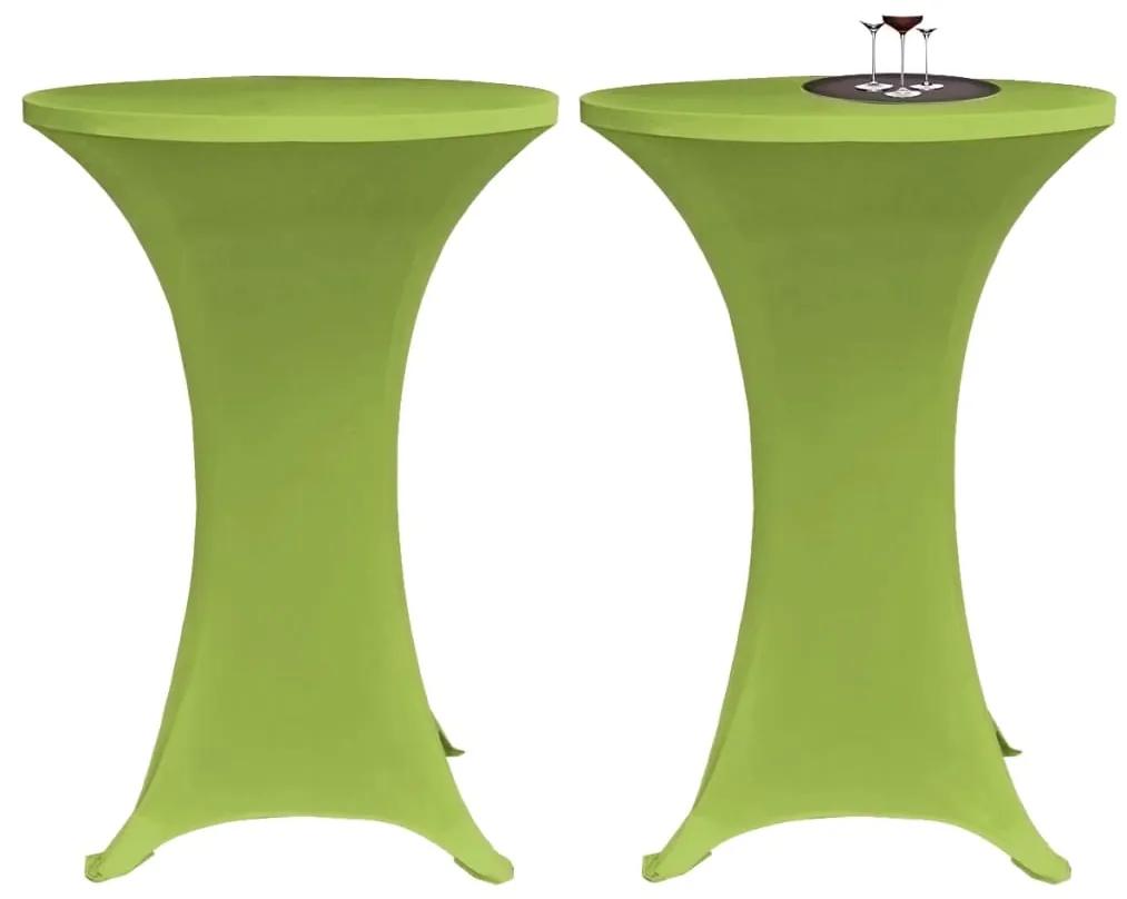 Husa elastica pentru masa, 4 buc., verde, 60 cm 4, Verde, 60 cm