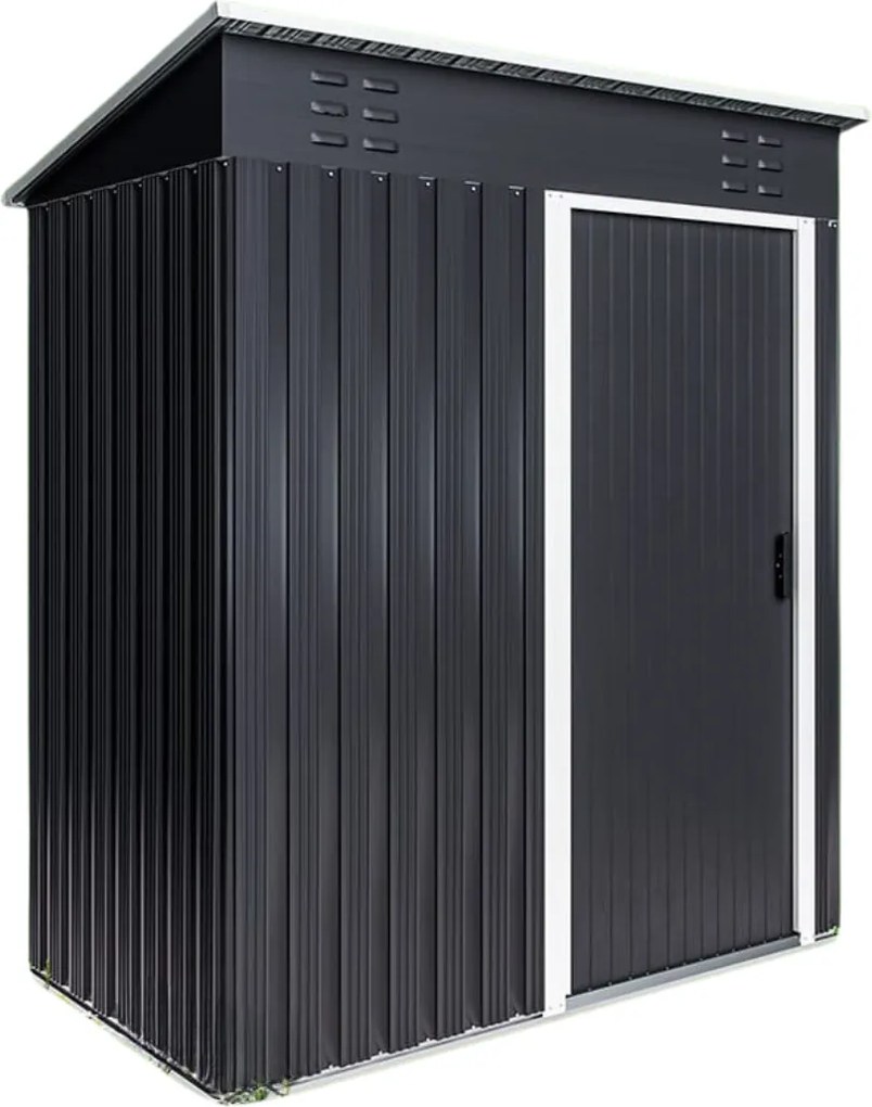 Căsuță pentru unelte de grădină M, 162x86x181cm, antracit Jurhan