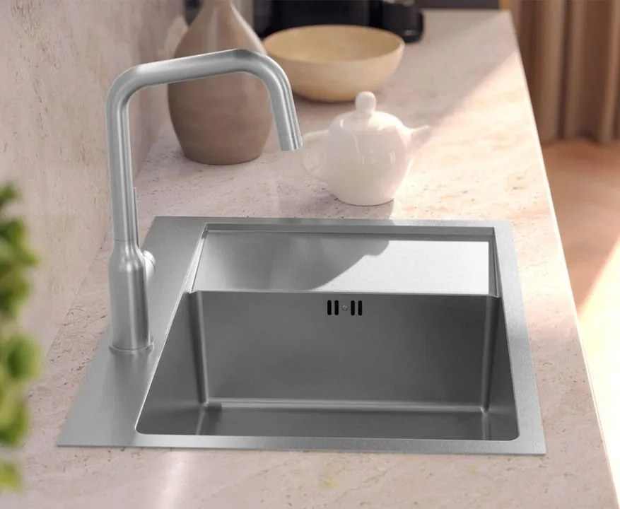 Chiuveta inox RUSSEL 116 crom periat