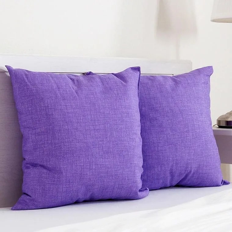 decoDoma Pernuță decorativă BESSY 45 x 45 cm violet 1 buc