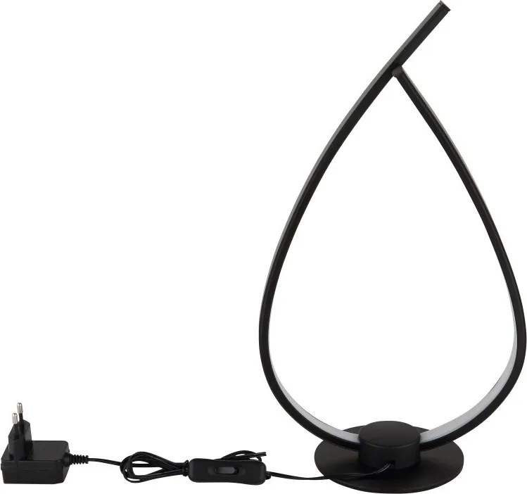 Veioza, Lampa de masa LED TRINA negru