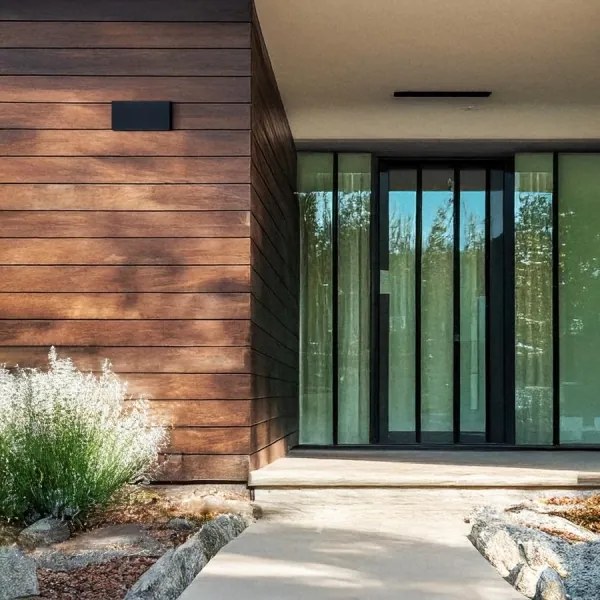 Brilagi - Aplică de perete LED pentru exterior DOUBLE CUBE LED/12W/230V neagră IP65