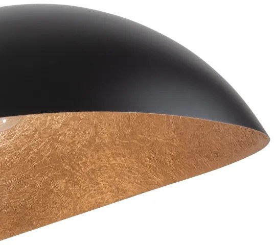 Lustră pe cablu SPACE 2xE27/60W/230V negru/cupru