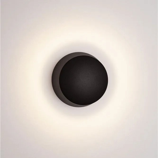 Aplica perete exterior, Protectie IP65, RAY negru