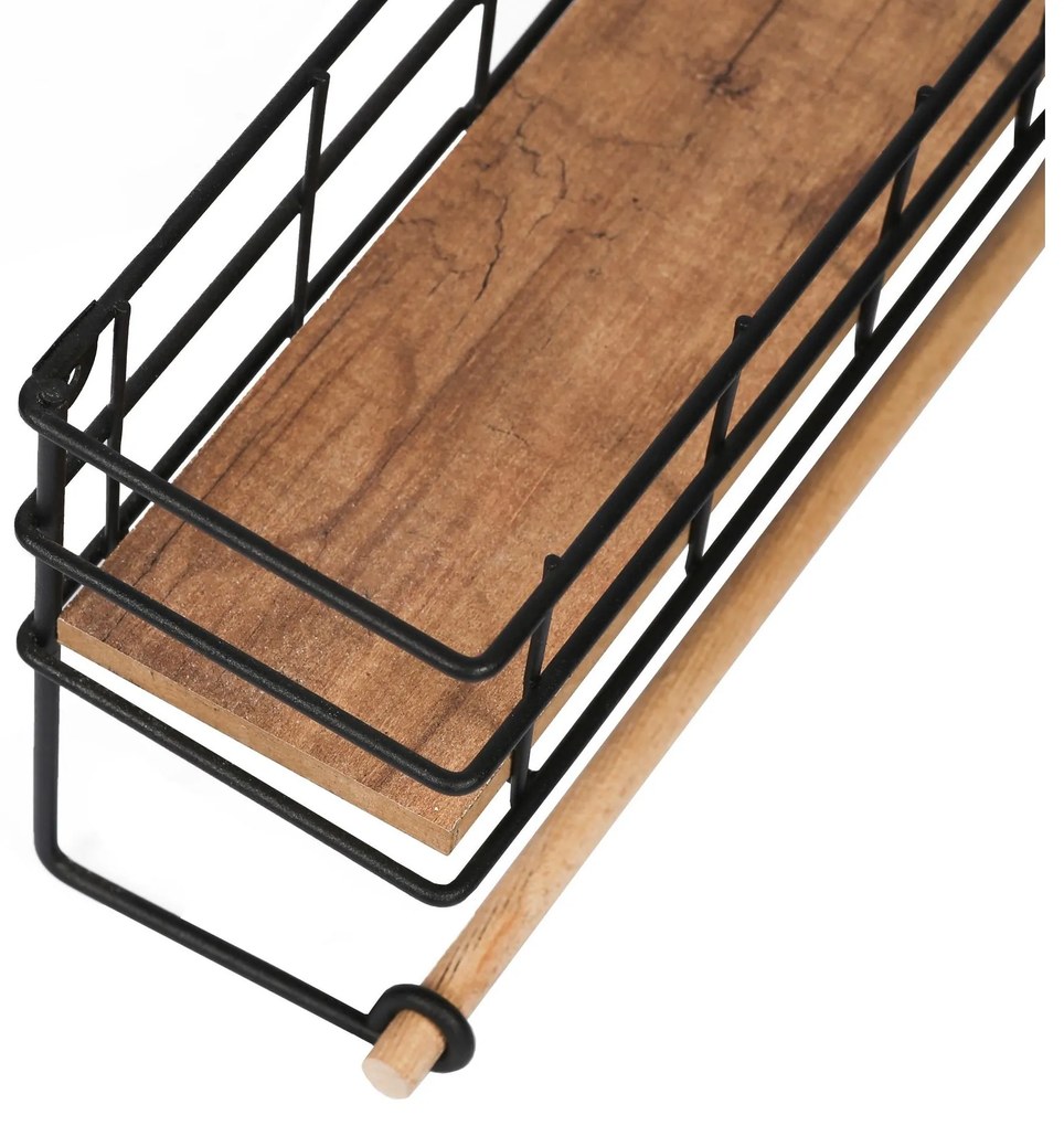 Raft Sepusi (stejar + negru) . 1095902