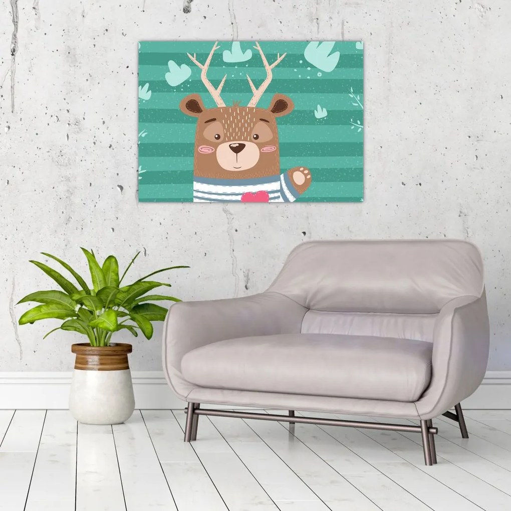 Tablou - Cerbul mic (70x50 cm)
