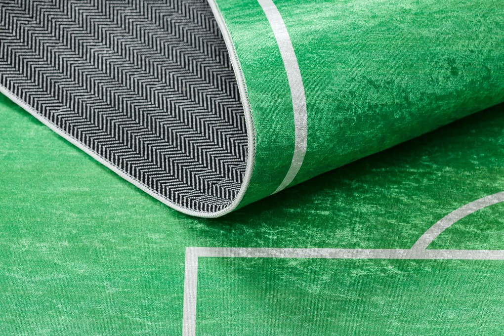 BAMBINO 9731 covor lavabil Teren, fotbal pentru copii anti-alunecare - verde