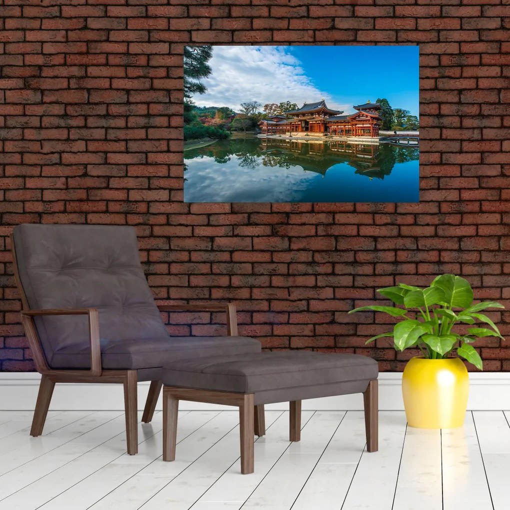Tablou - Templul Byodo-in, Japonia (90x60 cm)