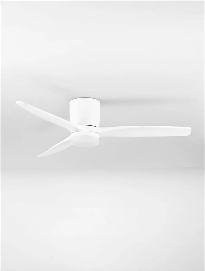 Lustra LED cu Ventilator si telecomanda ALOA alb