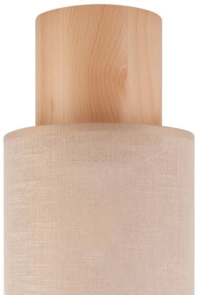 Plafonieră ARI 1xE27/60W/230V d. 16 cm bej fag