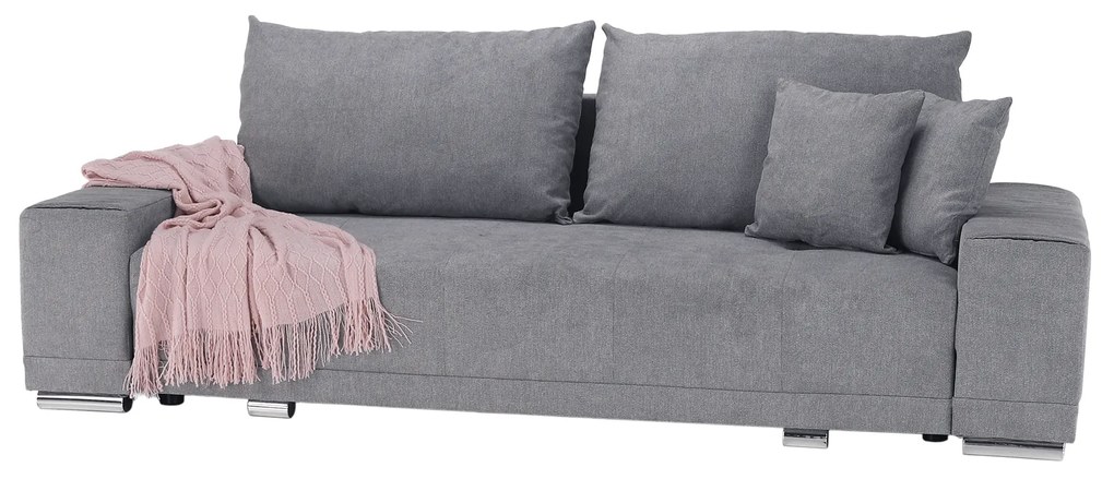 Canapea extensibilă, gri deschis, KEVAN BIG SOFA