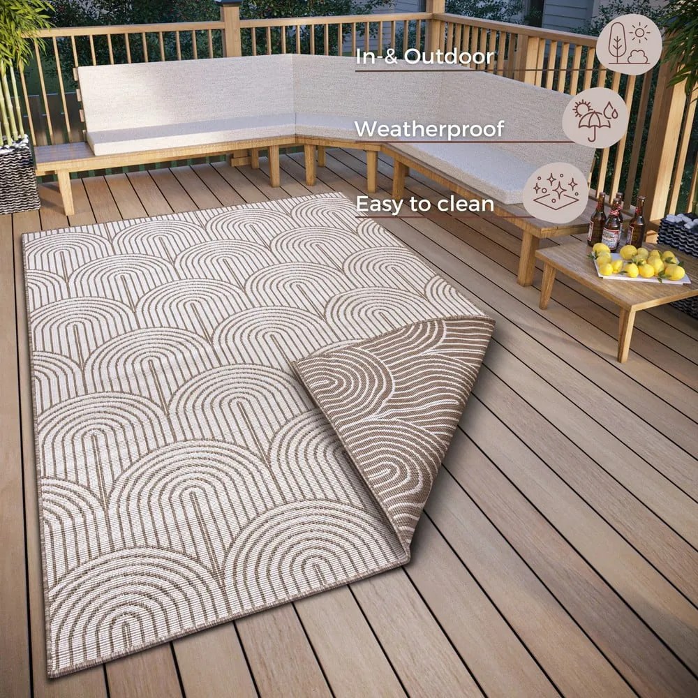 Covor de exterior maro 80x150 cm Pangli Linen – Hanse Home