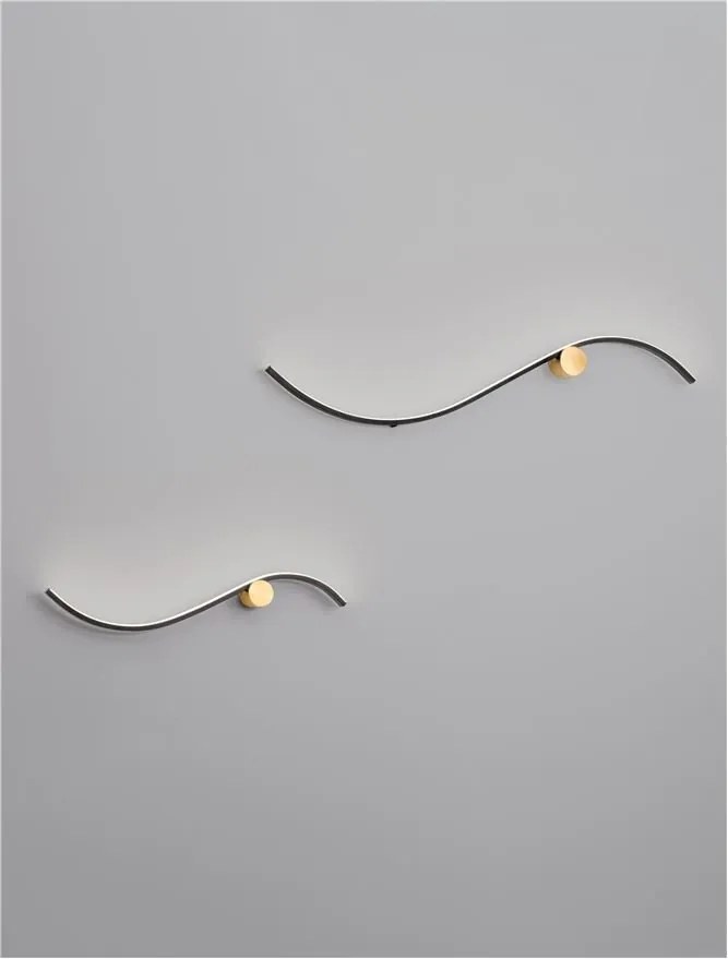 Aplica de perete cu lumina ambientala LED Wave