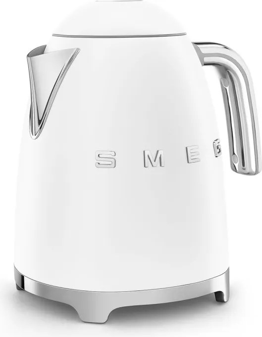Cana electrica SMEG KLF03WHMEU, 2400 W, 1,7 l, Baza rotativa la 360°, Finisaj mat, Alb