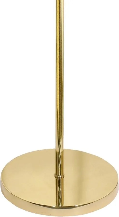 Lampadar cu 3 brate din alama cu abajur albastru Sofis