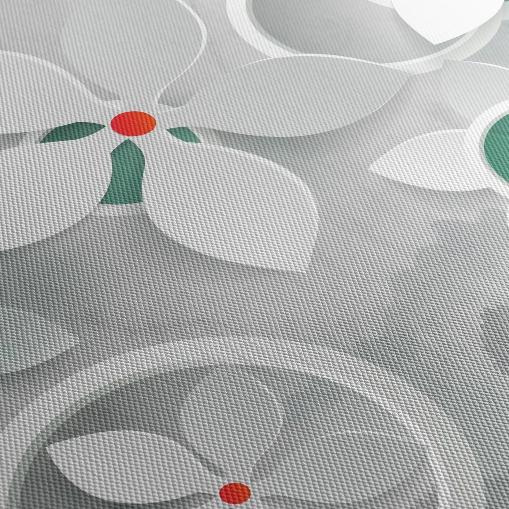 Tablou abstracției florale (120x50 cm)