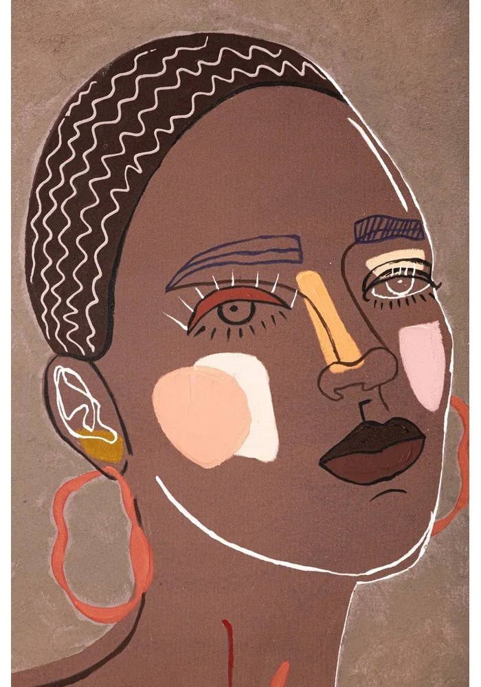 Tablou 80x100 cm Tribal – Mauro Ferretti