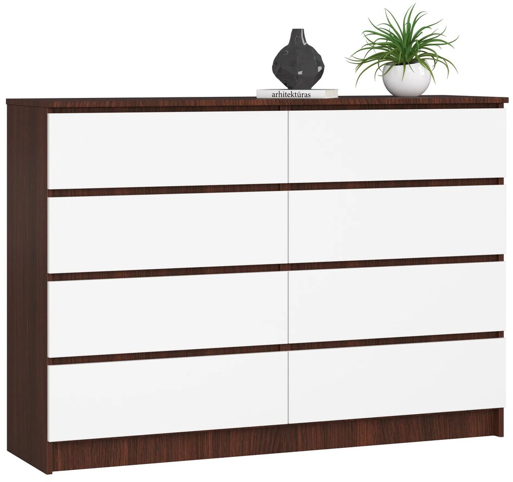 Comodă Keanu III (wenge + Alb). 1068681