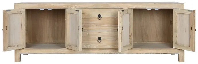 Comoda TV, natur, din lemn de ulm reciclat, Elowen