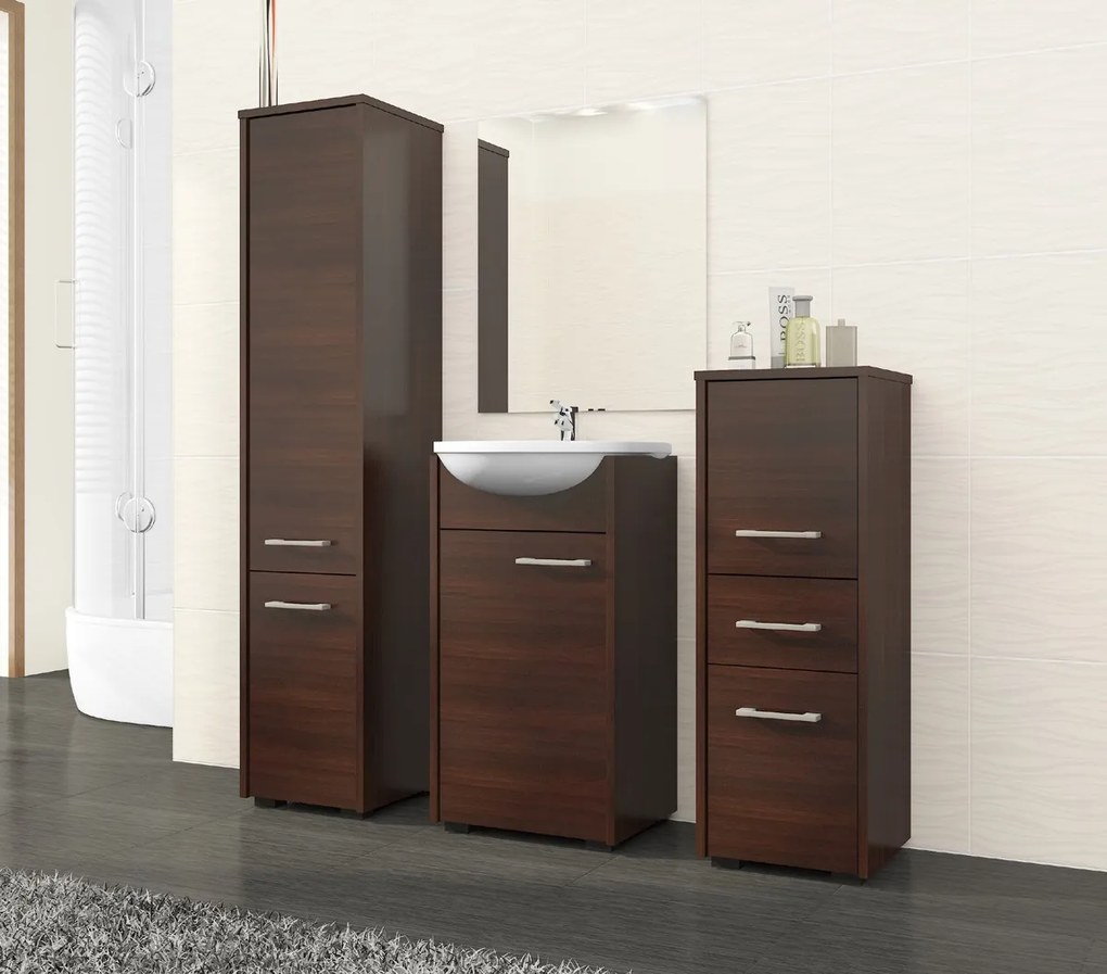 Dulap pentru baie Farid TYP4 (wenge). 1068875
