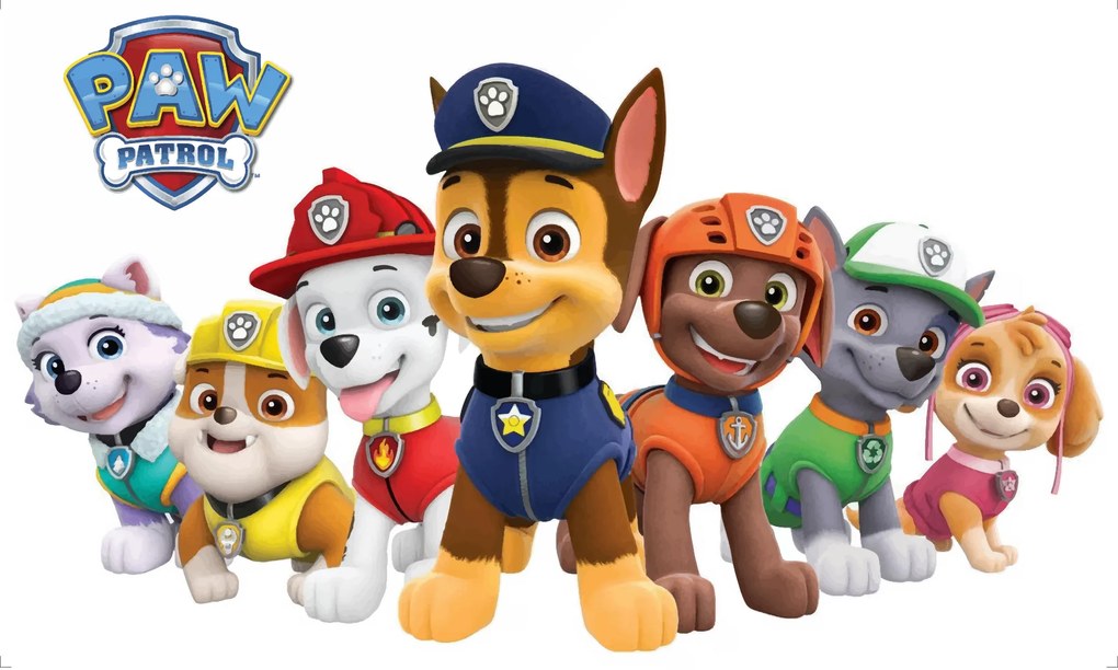 Autocolant de perete "PAW patrol 3" 70x42,5 cm