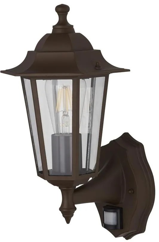 Aplica de perete exterior stil traditional IP44 Alex cu senzor de miscare
