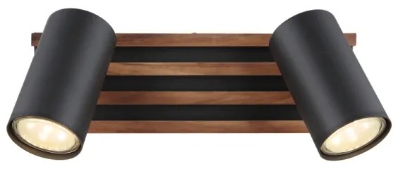 Spot Globo 57909-2 KAYDEN 2xGU10/25W/230V negru
