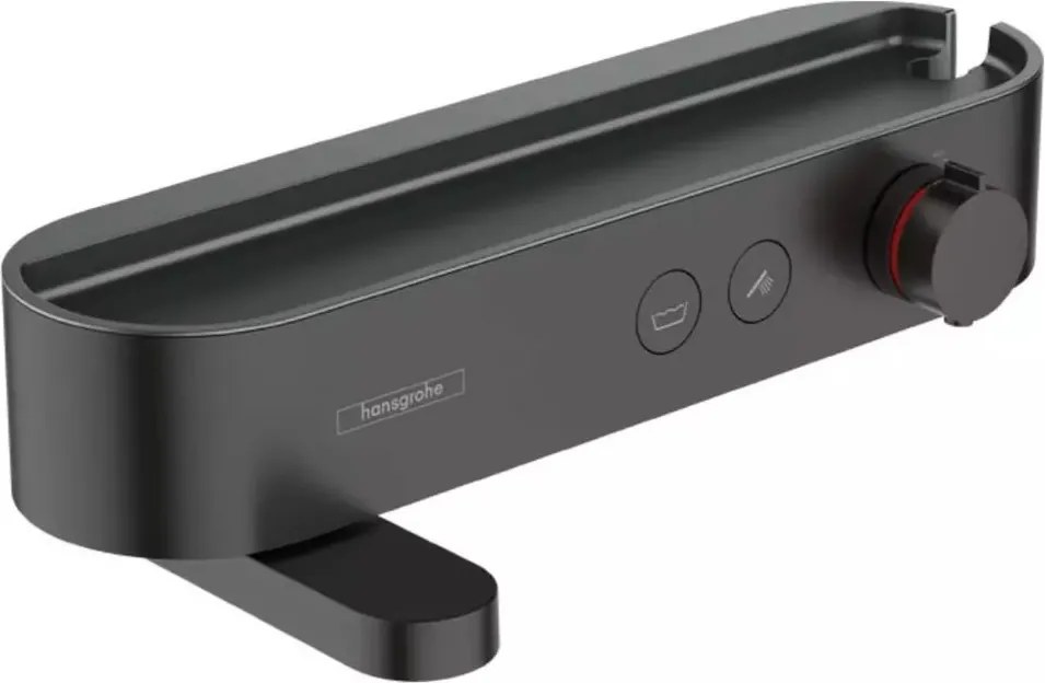 Baterie cada-dus termostatata negru mat Hansgrohe ShowerTablet Select