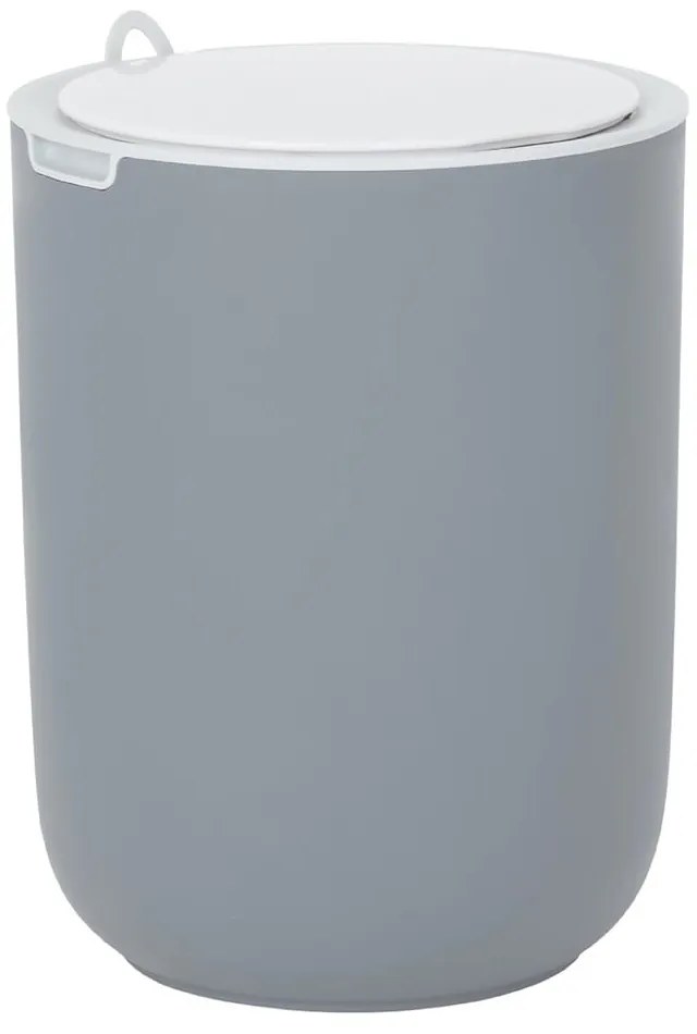 Coș de gunoi Addis Sensoric, 8 l, gri deschis