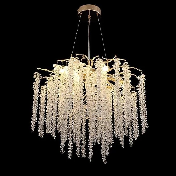 Candelabru led Cristal, Elit's, Evea S Gold, 80 cm