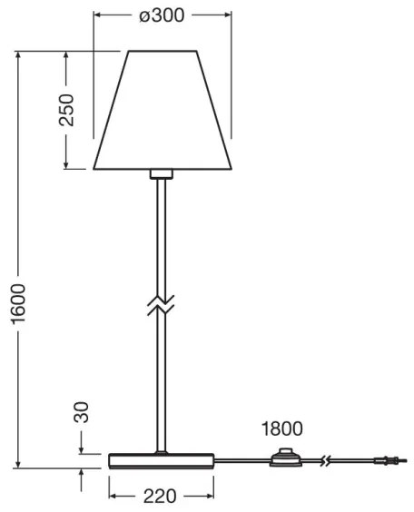 Lampadar Ledvance DECOR RAFFIA 1xE27/15W/230V rafie