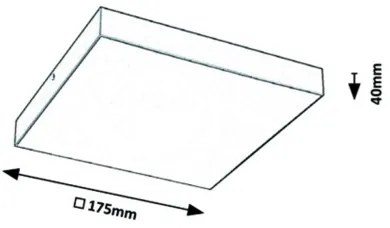 Rabalux - Plafonieră LED pentru baie, 18W, 230V, 2800-6000K, IP44, albă