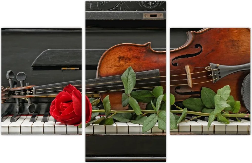 Tablou- Amintire de muzicean (90x60 cm)