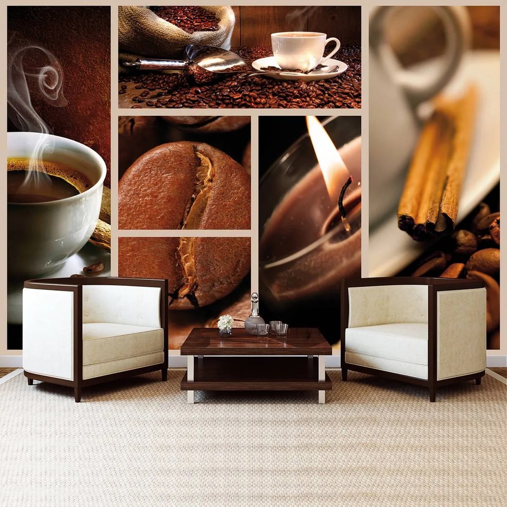 Fototapet - Boabe de cafea (254x184 cm)