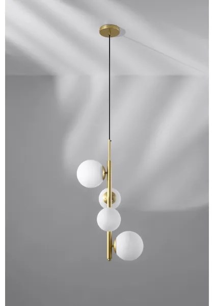 Lustră pe cablu CORDEL 4xG9/20W/230V aurie