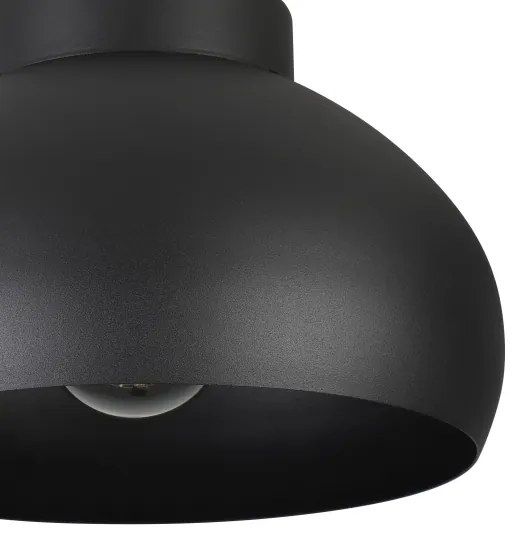 Plafonieră MOGANO 1xE27/40W/230V neagră Eglo 900553