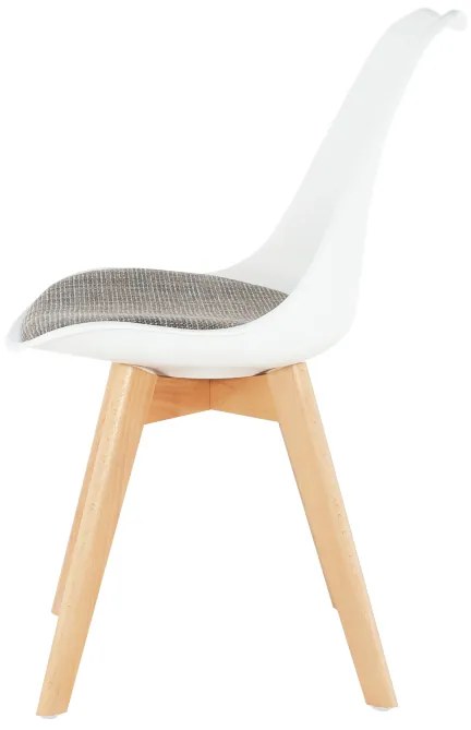 Scaun Culoare Alb / Maro, DAMARA