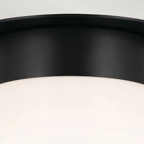 Kichler KL-ALBERS-F-T-BK Plafonieră de tavan ALBERS 1x E27/40W/230V Ø 21,6 cm, negru