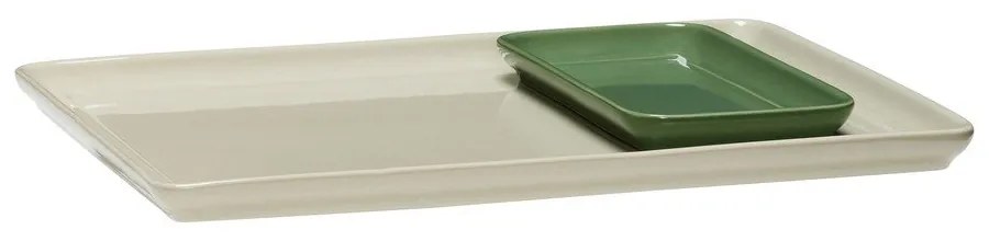 Tăvi decorative 2 buc. din ceramică 26x35 cm Amare – Hübsch