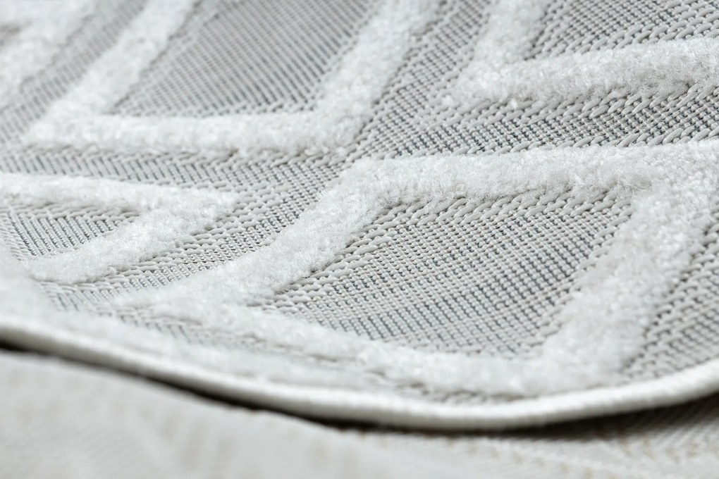 Covor Structural SOLE D3851 Boho, caro - țesute plate bej
