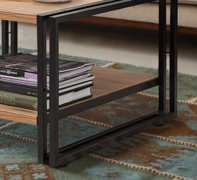 Mobilier living Cosmopolitan 14 (Pin atlantic + Negru). 1089329