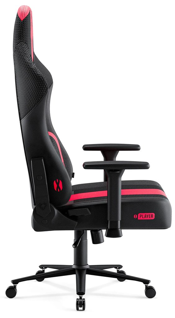 Scaun gaming Diablo X-Player 2.0 din material King Size: Crimson-Antracit