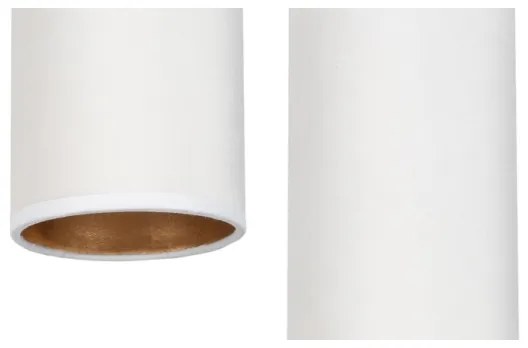 Lustr AVALO 2xE27/60W/230V alb/cupru pe cablu