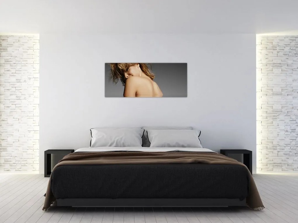 Tablou - Imaginea unei femei care face baie (120x50 cm)